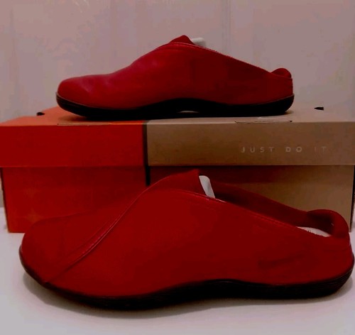 NIKE KYOTO MULE WOMENS UK 3.5 US 6 DEEP RED - BROWN NEW IN BOX VINTAGE 2002 - Foto 2 di 9
