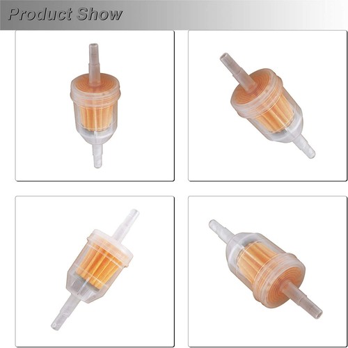 Inline Gas Oil Fuel Filter Petrol 1/4‘’ 5/16‘’ Pipe Lines for Motor Small Engine - Picture 2 of 8