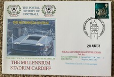 Total Network v Manchester City UEFA Cup 2003 Dawn First Day Cover