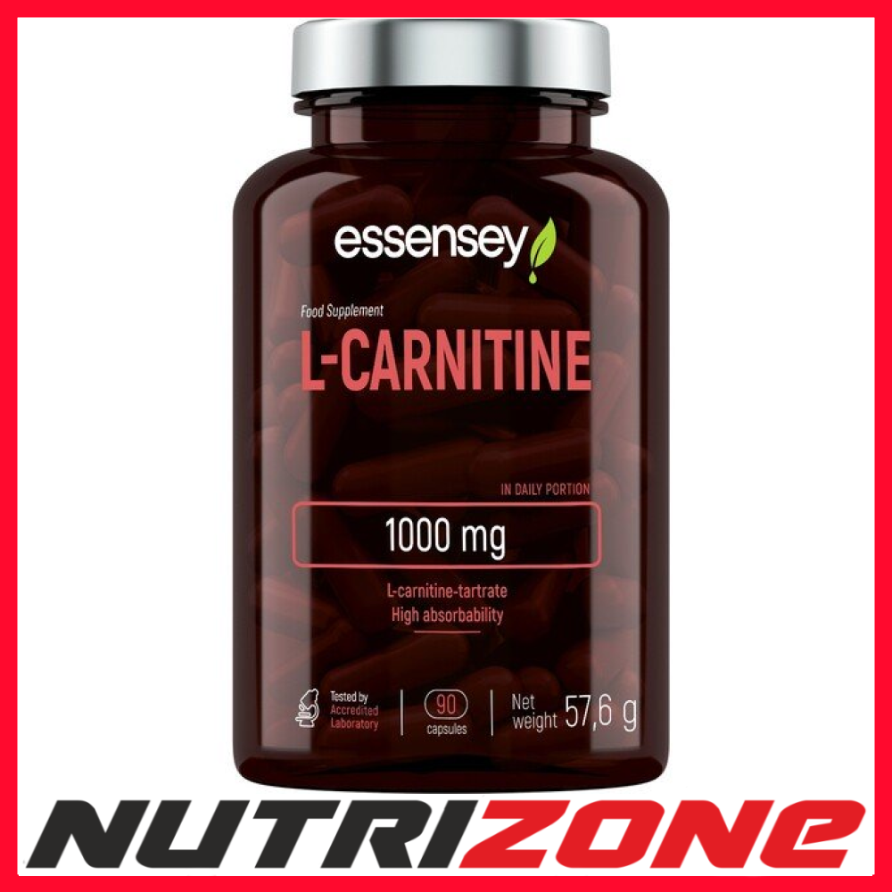 Essensey L-Carnitine 1000mg High Absorption Weight Loss & Diet Support - 90 caps