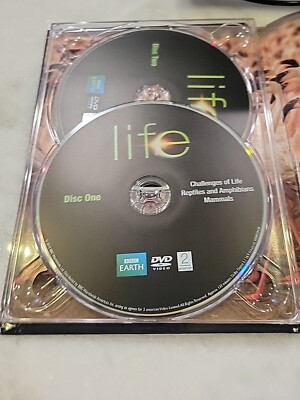 Life BBC Earth DVD 4 Disc Set Narrated by Oprah Winfrey