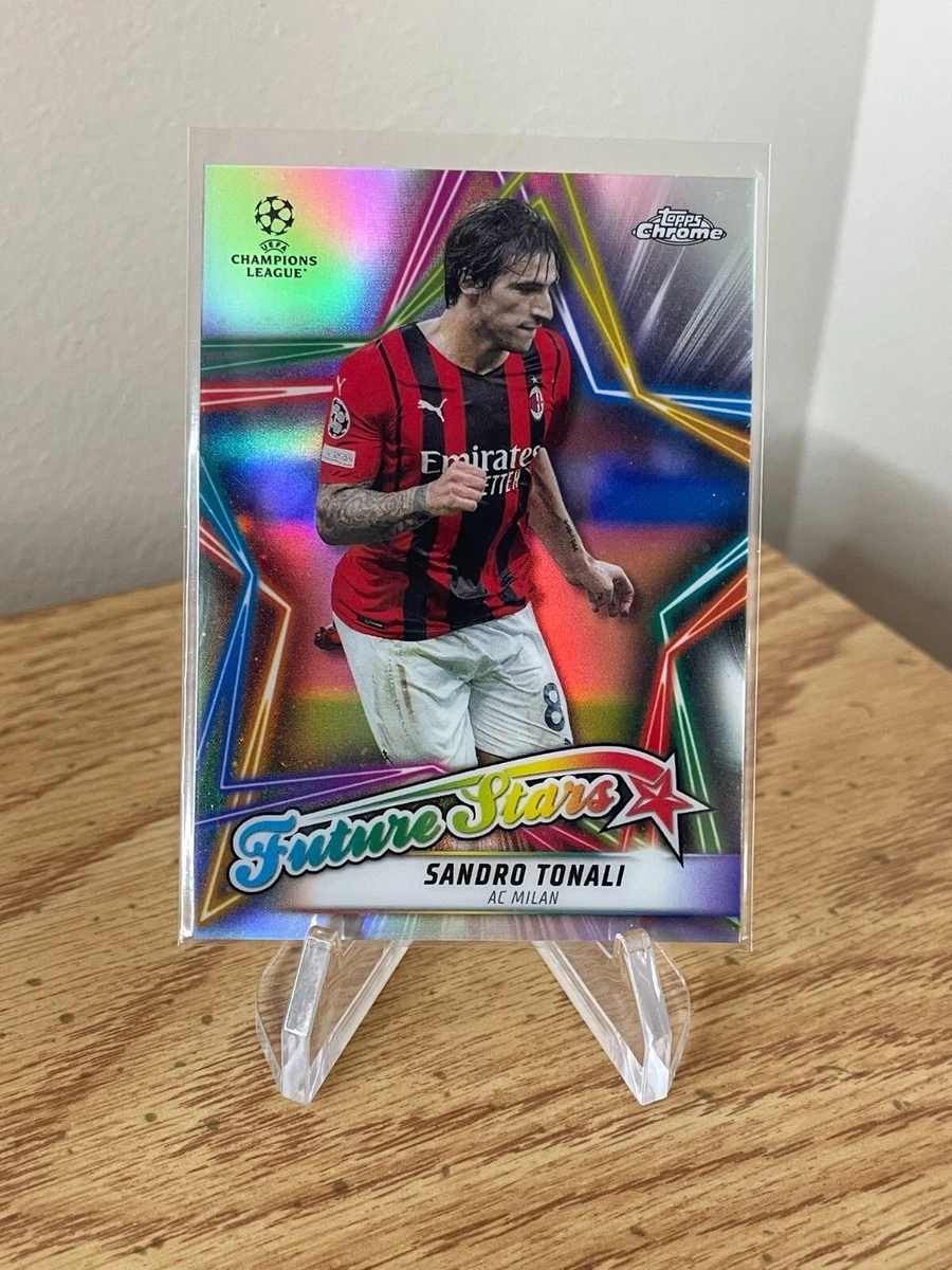 Topps Chrome UCL Sandro Tonali #FS-15 Trading Card 2021-22 for