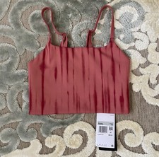 NEW Nike 50 Women's Light-Support Lightly Lined Longline Printed Sports Bra, XS