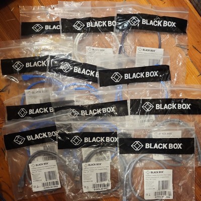 12 Pack Cat5e RJ45 Ethernet Patch Cord 2ft Internet Wire LAN Network Cable