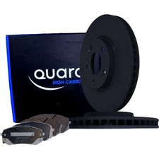 QUARO High Carbon Bremsscheiben 300mm Beläge Vorne Satz für KIA SPORTAGE 2 JE KM