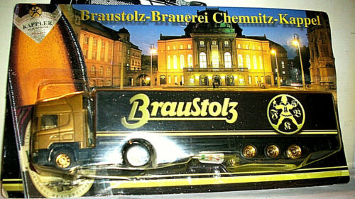 (56-o) 1 autocarro CAMION BIRRA - braustolz Beers - Chemitz-Kapplel - SCANIA  - Foto 1 di 1