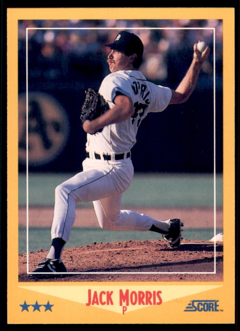 1988 Score #545 Jack Morris