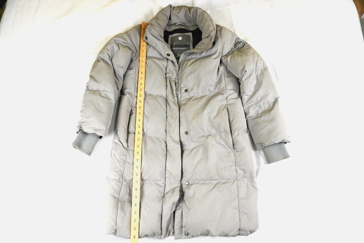 Padded Coat Superdry Grey Cocoon Parka Coat Clearance Black Cocoon