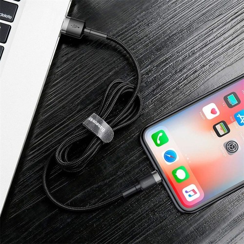 Baseus 1-3X 1m Schnell Ladekabel für iPhone 11 XS X 8 7 6 5 Plus Lighting Kabel - Bild 10 von 12