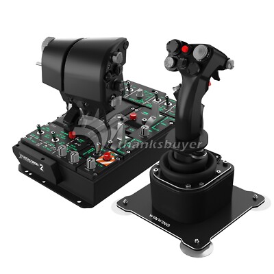SimPlayer Orion 2 HOTAS Flight Simulator 15EX Throttle with Finger Lift + Grip