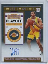 Talen Horton-Tucker 19/20 Panini Contenders Foil Autograph Rookie #29/99