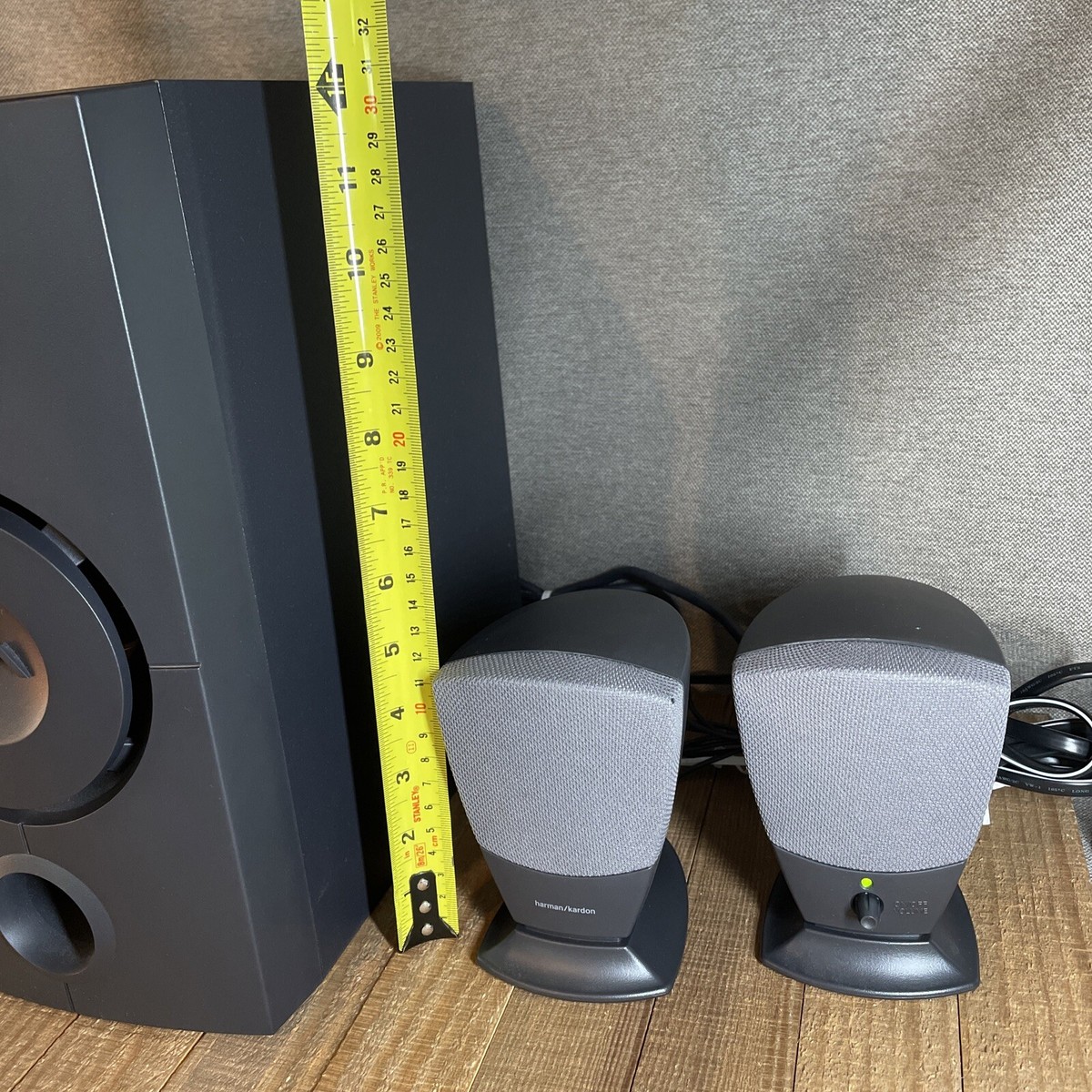 HARMON KARDON HK395 3-Piece PC 3.5 Jack Speaker System