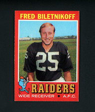 Fred Biletnikoff 1971 Topps (HOF) Oakland Raiders #178 EX-MT