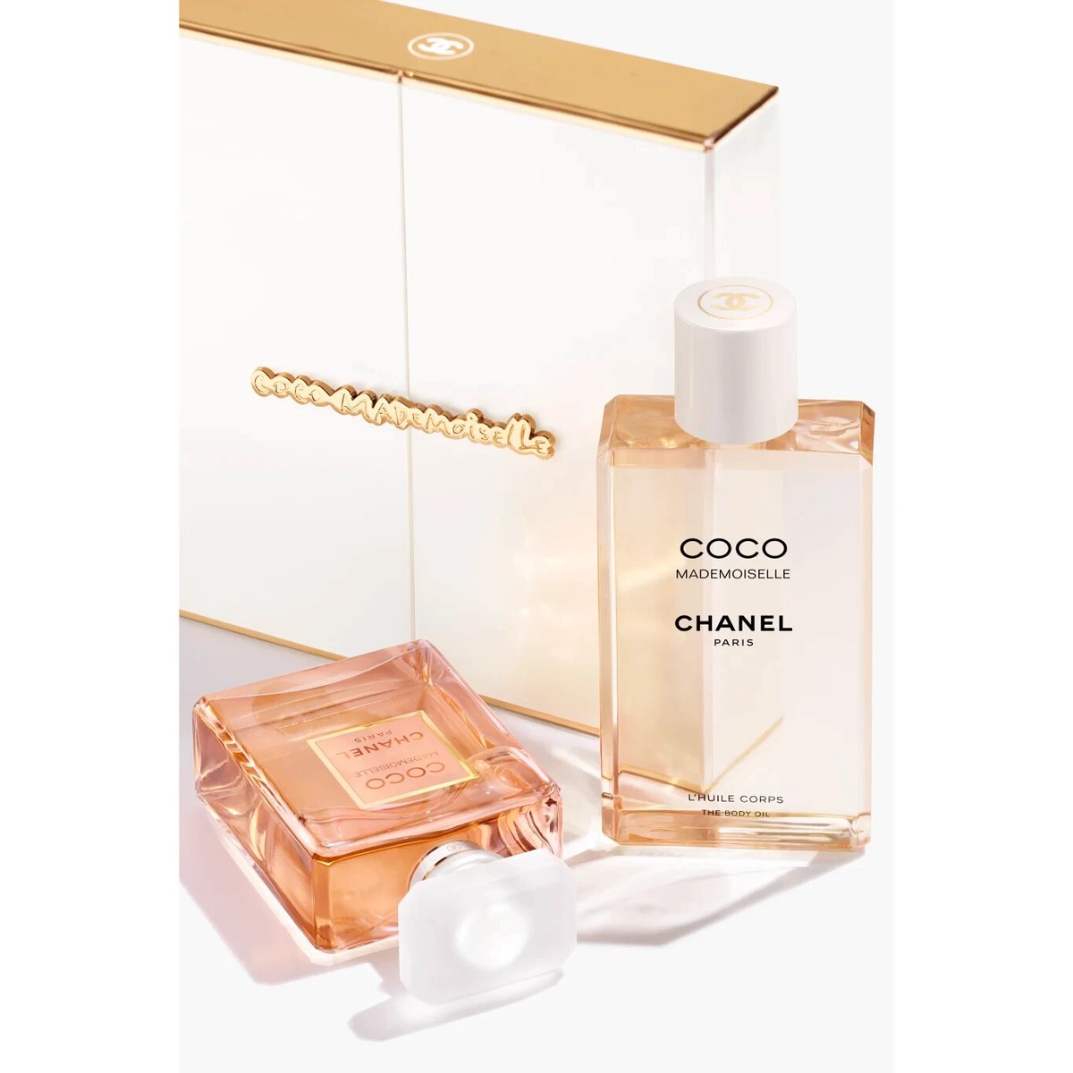 CHANEL COCO MADEMOISELLE SET EDP 3.4oz & BODY OIL 6.8oz