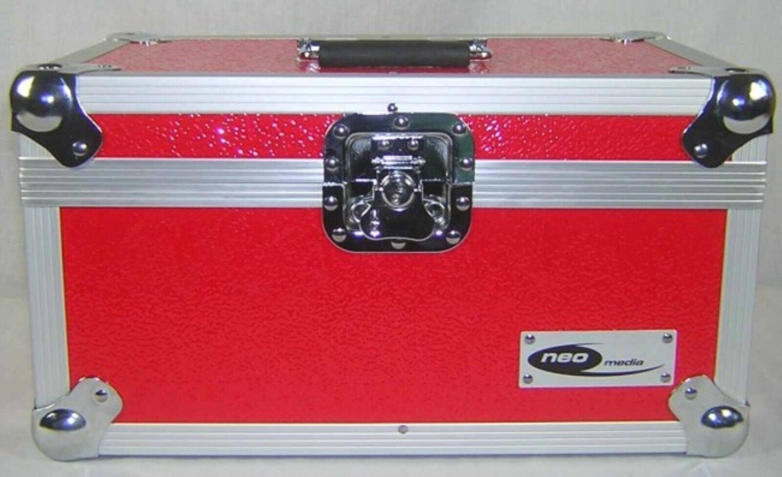 200 Red 7" Singles Vinyl Record Tough Aluminium DJ Flight Strong 45s