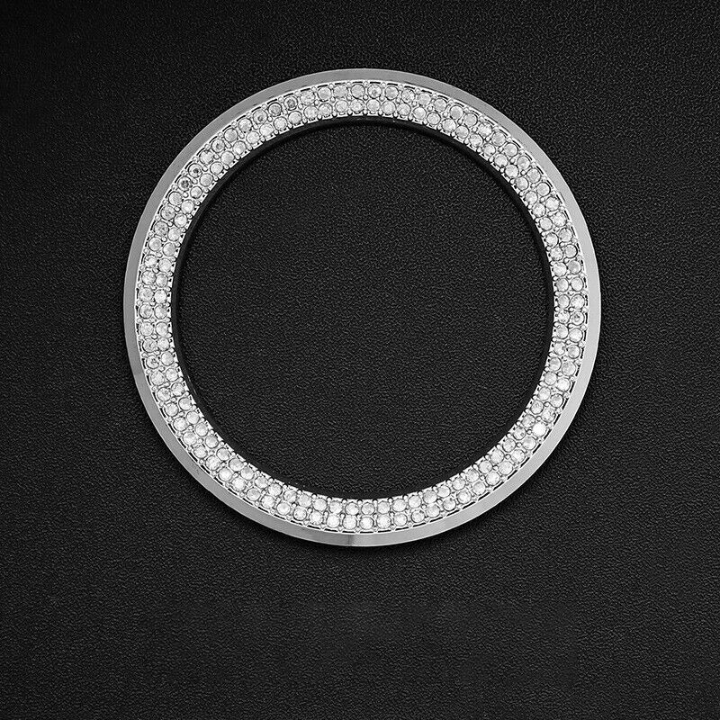 For BMW Steering Wheel Center Emblem Trim Diamond Studded Sticker Decals