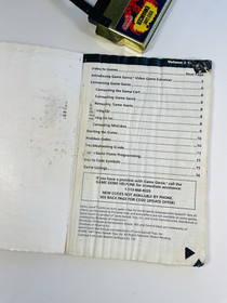 GAME GENIE & CODEBOOK MANUAL GALOOB VIDEO GAME ENHANCER NINTENDO NES