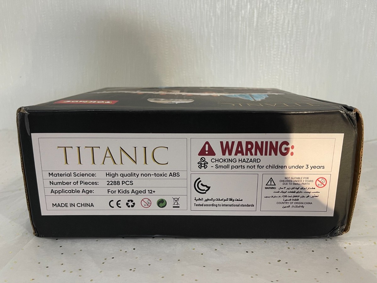 Tokmoc Titanic large 3D building block Model toys Sunken