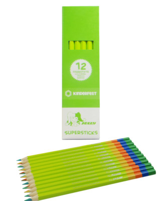 Jolly Rainbow Vierfarbminen vierfarbiger Buntstift 4 Farben gleichzeitig malen