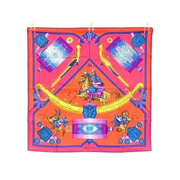 Hermes Honmage Franco Hellenique Carre90 100% Silk Scarf Stole