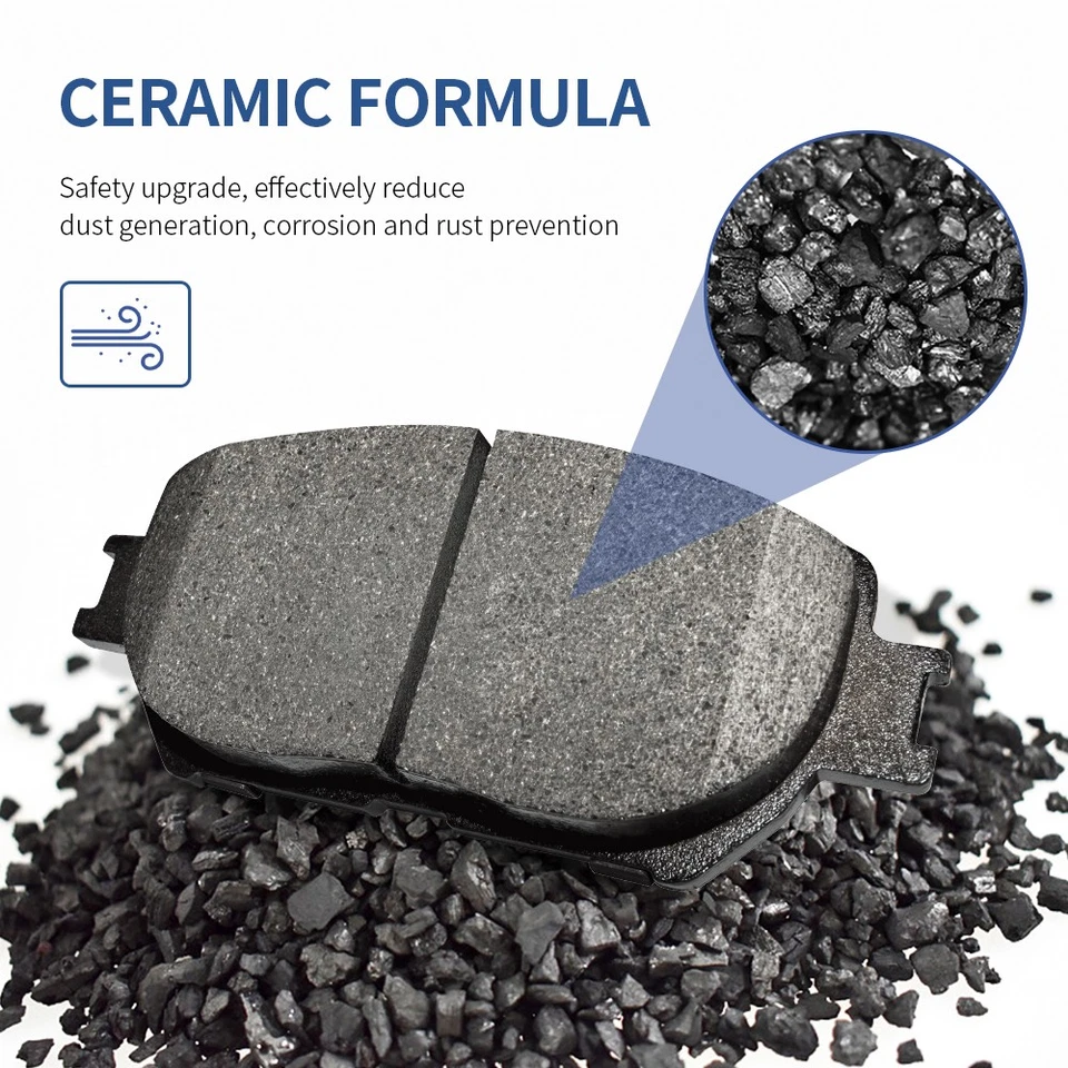 Pastillas de freno de disco delanteras y traseras de cerámica para Toyota 86 2017-2020 2013-2016 BRZ FR-S Foto 2 de 4