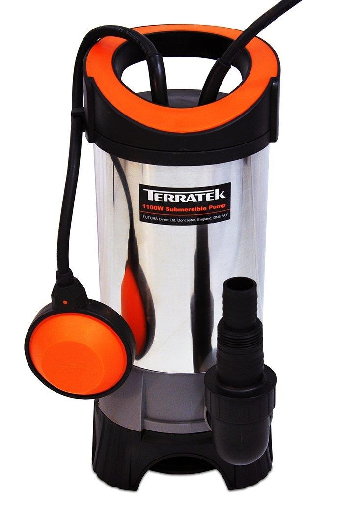 Terratek 110W Submersible Water Pump Heavy Duty Dirty Waste Water Pump 240V