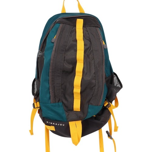 The North Face Kinkajou Backpack Teal Grey Yellow Hiking Daypack APNU T118/T518