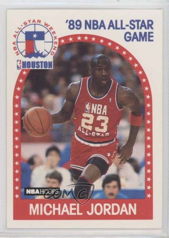1989-90 NBA Hoops All-Star Game Michael Jordan #21 HOF