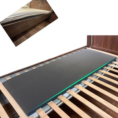 50D High-Density Sponge Sagging Mattress Support   2  Thick Black Bed Board f...
