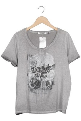 monari T-Shirt Damen Shirt Kurzärmliges Oberteil Gr. M Grau #dep8jcy