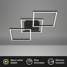 Deckenleuchte Briloner Frame LED 36W 76,3CM Deckenlampe Dimmbar Schwenkbar 3000K