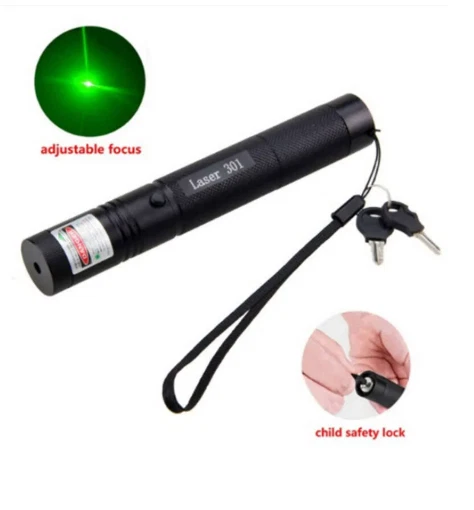 Grün Laserpointer 301 Wiederaufladbar 532nm Laser Power Pointer Stift mit Akku - Bild 4 von 4