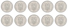 Ecuador 20 Sucres, 1988-1991, KM #94.1, VF-Very Fine X 10 PCS