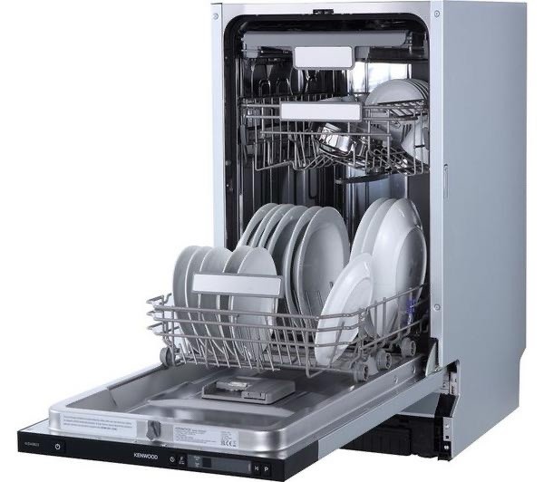 KENWOOD KID45B23 Slimline Integrated Dishwasher/Auto-Open /cutlery