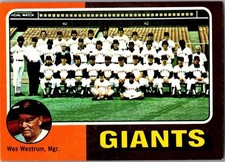 1975 Topps Mini Baseball - San Francisco Giants Marked Checklist #216