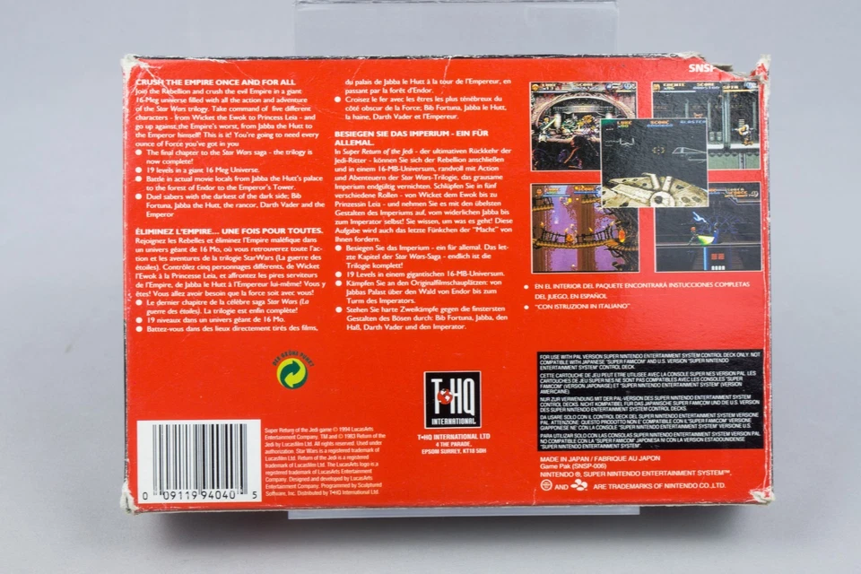 Super Nintendo *Super Star Wars: Return of the Jedi* SNES OVP ARJP-EUR - Bild 4 von 4