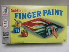 Redskin Finger Paint Set Vintage 1961 Milton Bradley