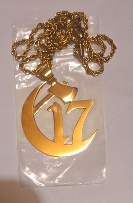 Ouija Macc Chapter 17 Gold V2 Charm & Chain (Insane Clown Posse)