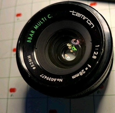 Tamron BBAR Multi C Olympus OM 1:2.8 f=28mm
