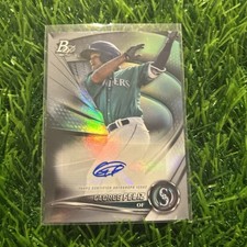 2022 Bowman Platinum George Feliz Rookie Autograph Seattle Mariners #Top-77 A99