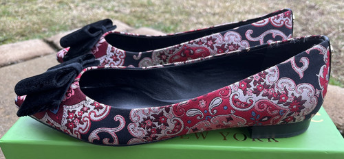 Kate Spade New York RUSSET MULTI Women's Keana Flat Shoes, US 9M New W Box
