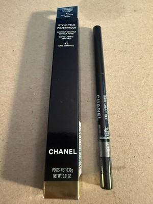 Chanel Stylo Yeux Waterproof Long-Lasting Eyeliner 42 GRIS GRAPHITE NIB Free Sh