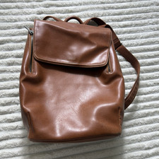 Matt & Nat Brown Backpack Zip Closure Adjusta...