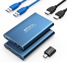 HDMI Video Capture Card USB 3.0 to PC Compatible w/PS4, PS5, Xbox, Switch, OBS