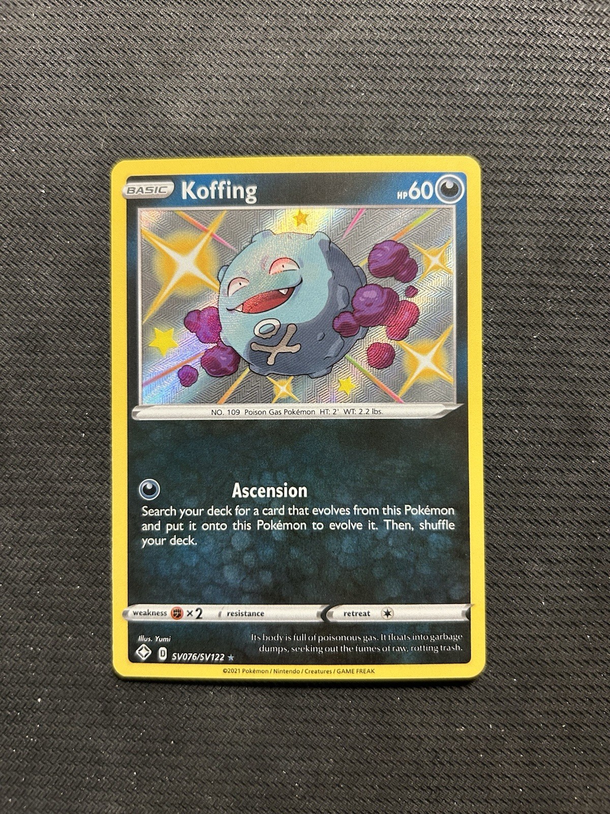 Pokemon TCG Koffing SV076/SV122! NM Condition! See Description!