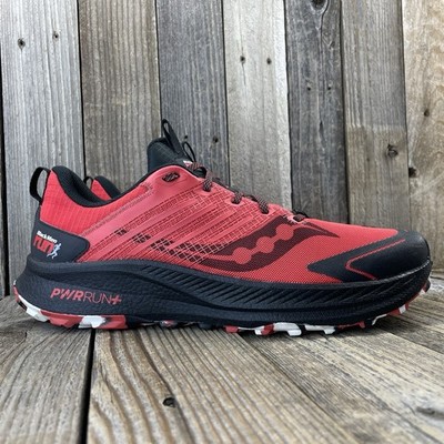 Size 12.5 - Black Men Run x Saucony Ride TR2 Red Black for  display picture 2