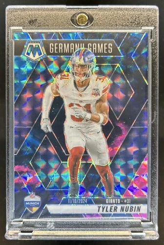 2025 Panini Mosaic Tyler Nubin International Games Choice Nebula Prizm #1/1