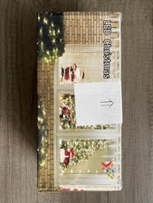 Image of Christmas LED Snowflake Curtain Lights