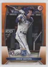 2023 Bowman Orange 17/25 Drew Waters #5 oh8