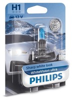 Philips H1 12V 55W P14.5S Whitevision Ultra 1Stk.